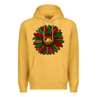 Mustard christmas sunflower Premium Hoodie - RanaPortraitStore