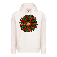 Pale Pink christmas sunflower Premium Hoodie - RanaPortraitStore