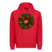 Red christmas sunflower Premium Hoodie - RanaPortraitStore