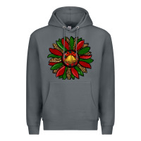 Rock christmas sunflower Premium Hoodie - RanaPortraitStore