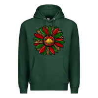 Sports Green christmas sunflower Premium Hoodie - RanaPortraitStore