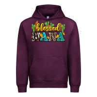 Mauve Wine blessed nana Urban Hoodie - Zillion Design Studio