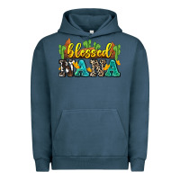 Pigment Midnight Navy blessed nana Urban Hoodie - Zillion Design Studio