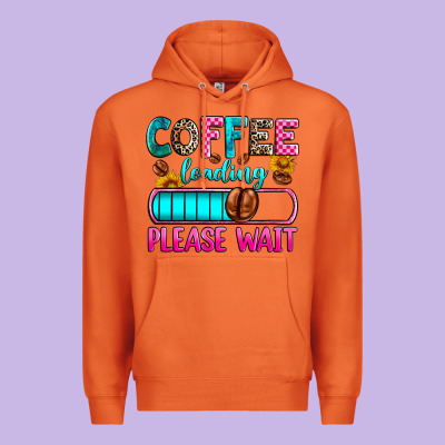 Coffee Loading Please Wait Premium Hoodie Designed By Zillion Design Studio