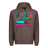 Coffee coffee loading please wait Premium Hoodie - Zillion Design Studio