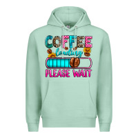 Seafoam coffee loading please wait Premium Hoodie - Zillion Design Studio