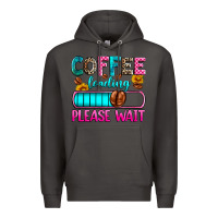 Smoke coffee loading please wait Premium Hoodie - Zillion Design Studio