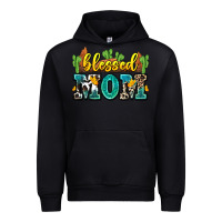 Black blessed mom Urban Hoodie - Zillion Design Studio