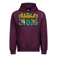 Mauve Wine blessed mom Urban Hoodie - Zillion Design Studio