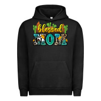 Pigment Black blessed mom Urban Hoodie - Zillion Design Studio