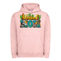 Pigment Salmon blessed mom Urban Hoodie - Zillion Design Studio