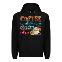 Black coffee is always good idea Premium Hoodie - Zillion Design Studio