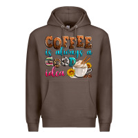 Coffee coffee is always good idea Premium Hoodie - Zillion Design Studio