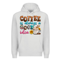 Dove Grey coffee is always good idea Premium Hoodie - Zillion Design Studio