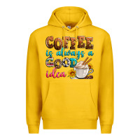 Lemon coffee is always good idea Premium Hoodie - Zillion Design Studio