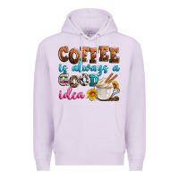 Lilac coffee is always good idea Premium Hoodie - Zillion Design Studio