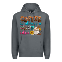 Rock coffee is always good idea Premium Hoodie - Zillion Design Studio