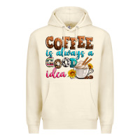 Sandshell coffee is always good idea Premium Hoodie - Zillion Design Studio