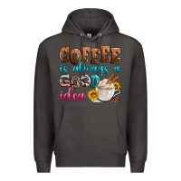 Smoke coffee is always good idea Premium Hoodie - Zillion Design Studio