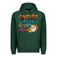 Sports Green coffee is always good idea Premium Hoodie - Zillion Design Studio