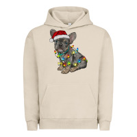 Pigment French Oak christmas french bulldog Urban Hoodie - RanaPortraitStore