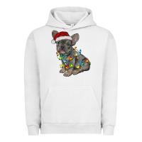 Pigment Lunar Rock christmas french bulldog Urban Hoodie - RanaPortraitStore