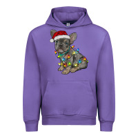 Tulip christmas french bulldog Urban Hoodie - RanaPortraitStore
