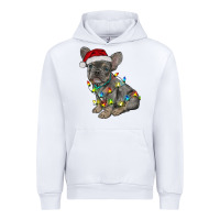 White christmas french bulldog Urban Hoodie - RanaPortraitStore