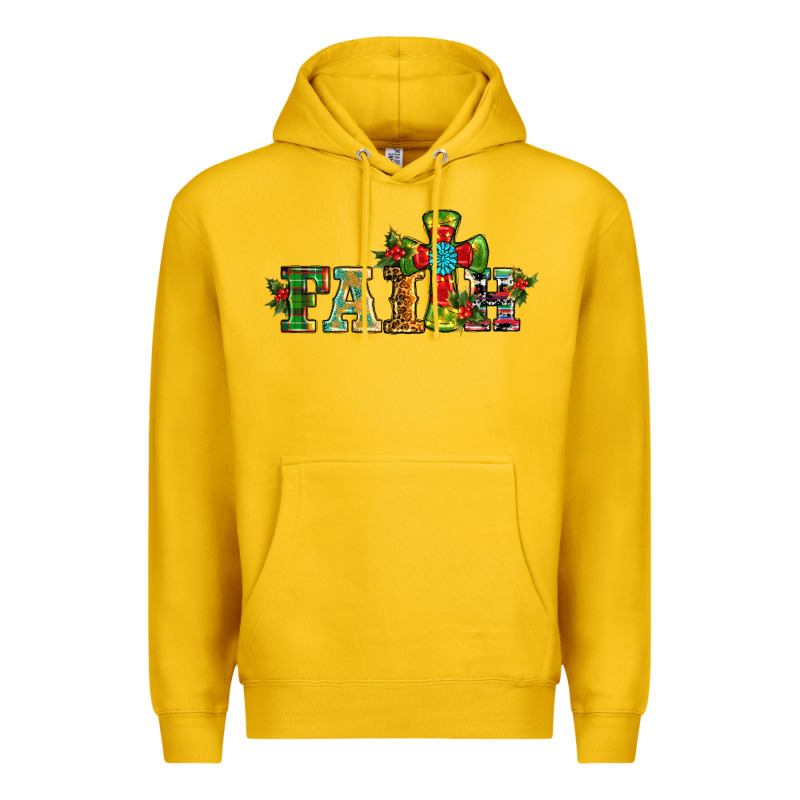 Christmas Cross Faith Premium Hoodie by RanaPortraitStore | Teevron