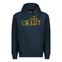 Navy christmas cross faith Premium Hoodie - RanaPortraitStore