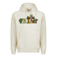 Oatmeal Heather christmas cross faith Premium Hoodie - RanaPortraitStore
