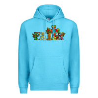 Ocean Blue christmas cross faith Premium Hoodie - RanaPortraitStore