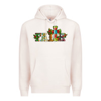 Pale Pink christmas cross faith Premium Hoodie - RanaPortraitStore