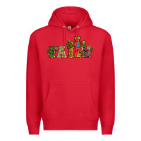 Red christmas cross faith Premium Hoodie - RanaPortraitStore