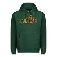 Sports Green christmas cross faith Premium Hoodie - RanaPortraitStore