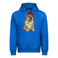 Cobalt christmas bulldog Urban Hoodie - RanaPortraitStore