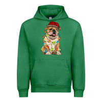 Emerald christmas bulldog Urban Hoodie - RanaPortraitStore