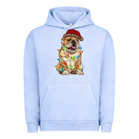 Pigment Grape Ice christmas bulldog Urban Hoodie - RanaPortraitStore