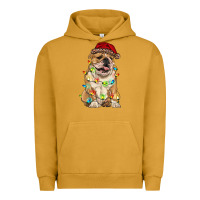 Pigment Peanut Butter christmas bulldog Urban Hoodie - RanaPortraitStore