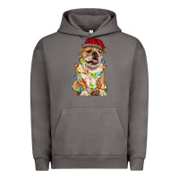 Pigment Tornado christmas bulldog Urban Hoodie - RanaPortraitStore