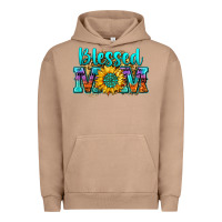 Pigment Burro blessed mom sunflower Urban Hoodie - Zillion Design Studio