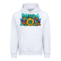White blessed mom sunflower Urban Hoodie - Zillion Design Studio