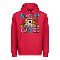 Cardinal wake up and smell the coffee Premium Hoodie - Zillion Design Studio