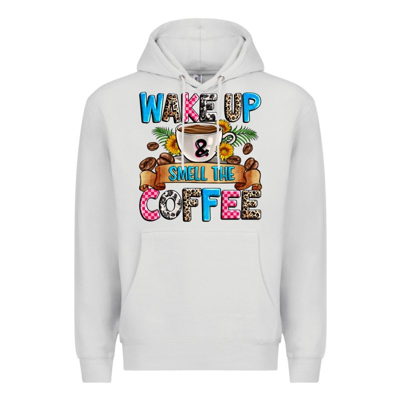 Wake Up And Smell The Coffee Premium Hoodie by Zillion Design Studio | Teevron