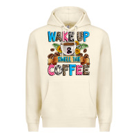 Sandshell wake up and smell the coffee Premium Hoodie - Zillion Design Studio