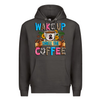 Smoke wake up and smell the coffee Premium Hoodie - Zillion Design Studio