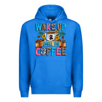 True Royal wake up and smell the coffee Premium Hoodie - Zillion Design Studio