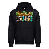 Black blessed mini Urban Hoodie - Zillion Design Studio