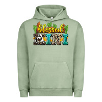 Pigment Oil Green blessed mini Urban Hoodie - Zillion Design Studio