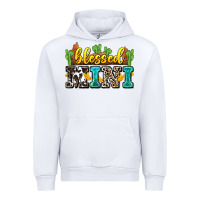 White blessed mini Urban Hoodie - Zillion Design Studio